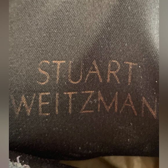 Stuart Weitzman Blue/Dark Gray Suede Ankle Boots - Picture 15 of 16